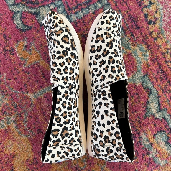 Toms | Women’s cream/black/brown Alpargata Animal Print Casual Slip-On Shoes 7.5 - Picture 10 of 15
